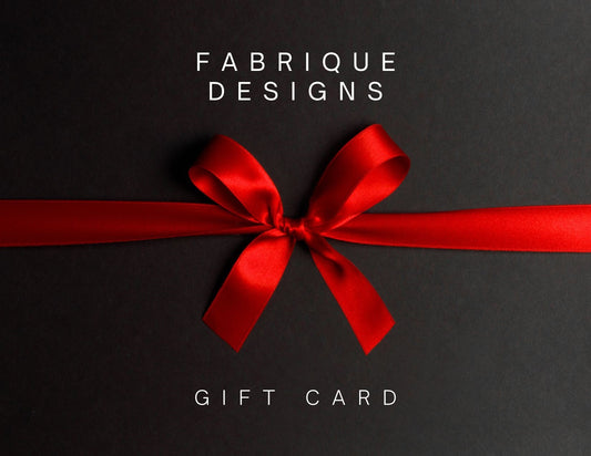 Gift card with a red bow on a black background 